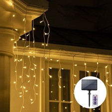 Solar Lights Outdoor Garden Remote Control Dimmable Fairy Light for Patio Gazebo