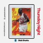 1996 TOPPS #1 MICHAEL JORDAN EN FUEGO