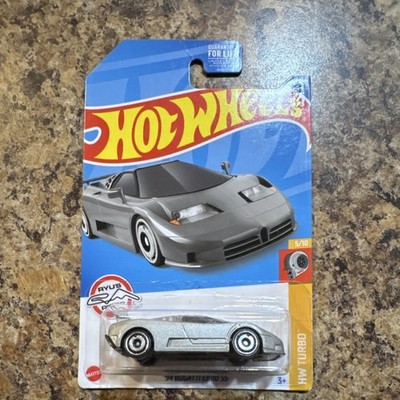 Hot Wheels Bugatti EB110 SS HW Turbo 1:64 Diecast Car Silver