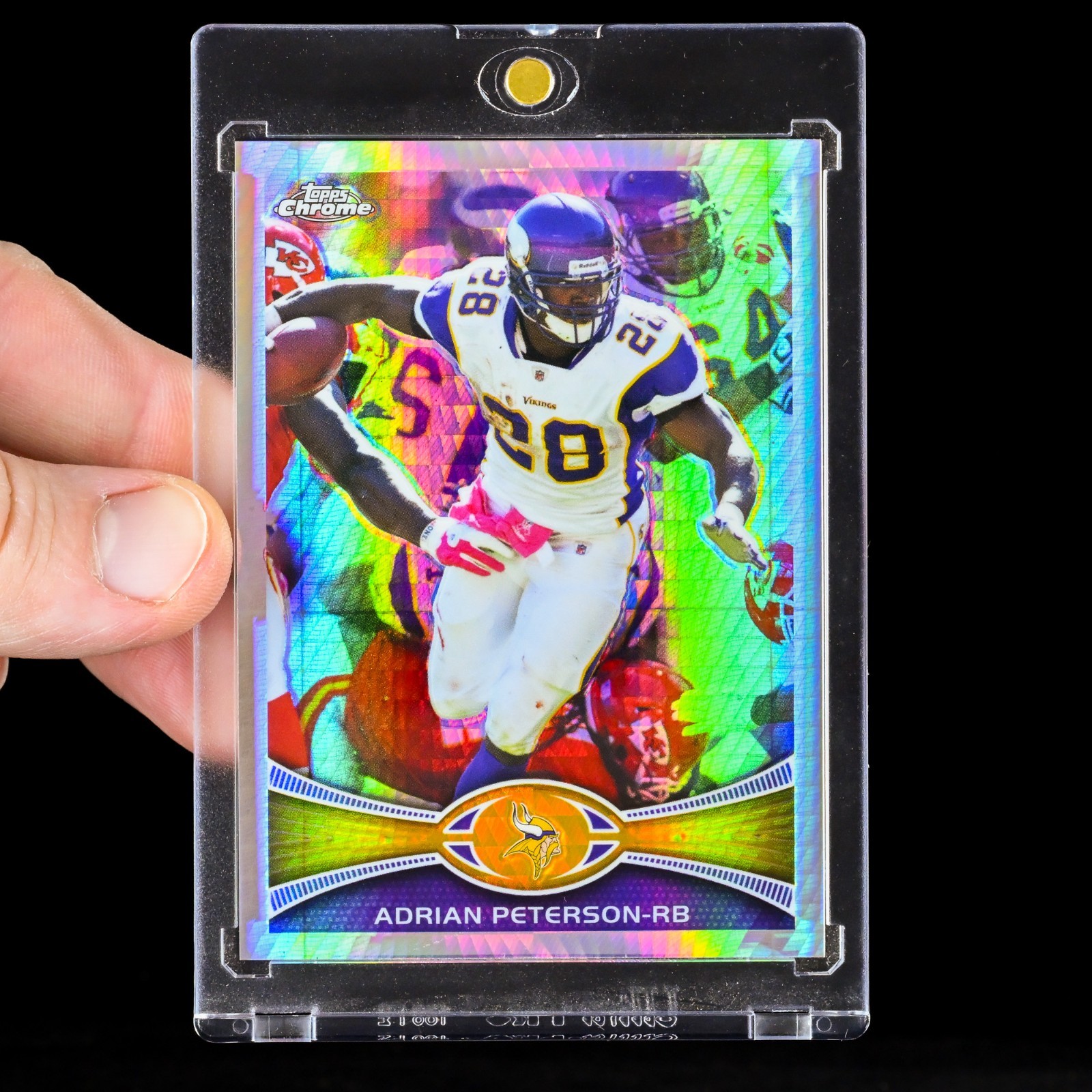 2012 Topps Chrome - Adrian Peterson #158 Prism Refractor /216 HOF 🔥