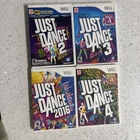 New ListingNintendo Wii Just Dance Lot of 4 Games Just Dance 2 3 4 2016