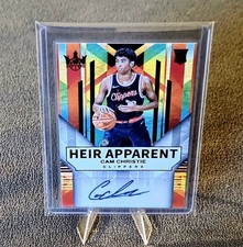 2025 Panini Court Kings Basketball Heir Apparent Cam Christie HA-CAM Red Auto RC