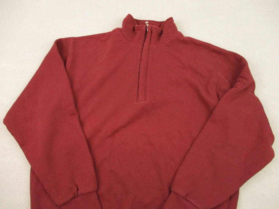 Hugo Boss Sweater Mens Medium Half Zip Pullover Classic Embroidered Pullover - Image 2 of 4