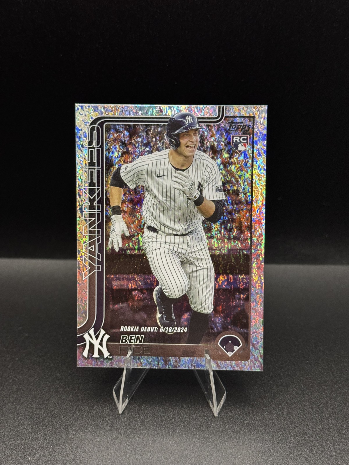 2025 Topps Update Series - Rookie Debut Ben Rice #US25 Sandglitter (RC)