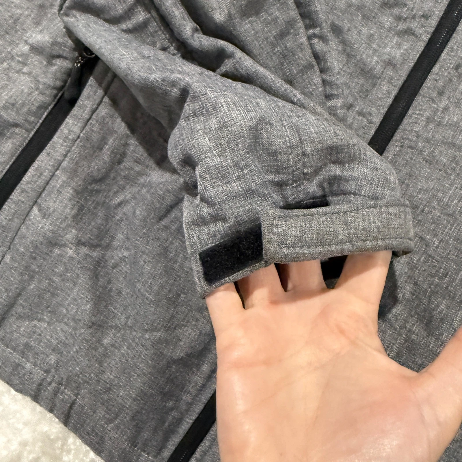 Magellan Outdoors Jacket Mens XL Gray Softshell Fleece Lined Full Zip Hiking image 7