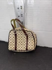 Vintage Barbie Suitcase Cream Brown With The Letter MS Zips