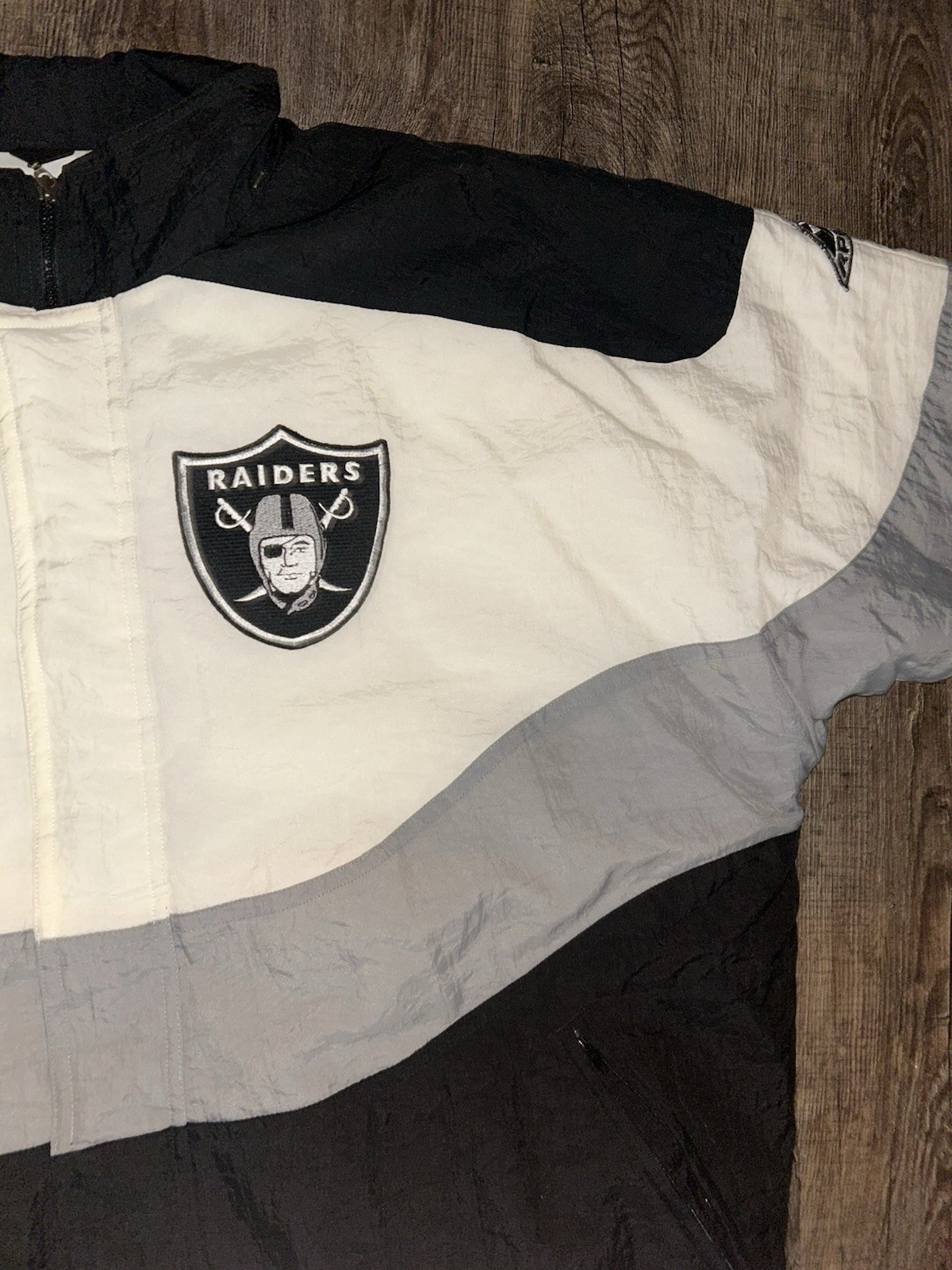 Vintage Apex One Los Angeles Raiders Jacket Vegas Wave 90s Winter XL Proline LA