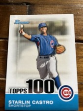 2010 Bowman - Topps 100 Prospects Starlin Castro #TP10 (RC)