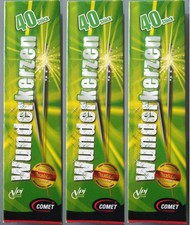 120 WUNDERKERZEN CARAT BRILLANT 18cm WECO PARTY TORTE GEBURTSTAG HOCHZEIT TOP!!