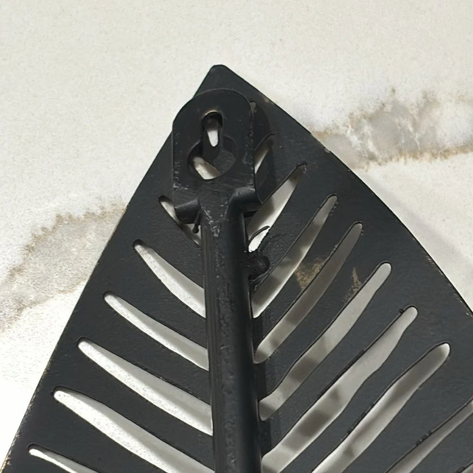 Настенное бра декоративный подсвечник черный железный ретро лист дизайн подвесной - Изображение 4 из 4