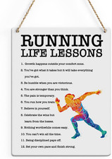 Running Gifts for Women Inspirational Quotes Cross Country Running Gifts Rustic