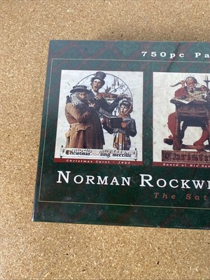 Norman Rockwell Christmas Collection Puzzle The Saturday Evening
