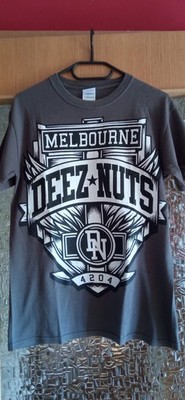 Bandshirt Deez Nuts Melbourne Gr. S Grau Neu