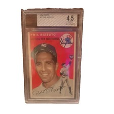 1954 Topps Phil Rizzuto #17 New York Yankees MLB BGS Graded Base Set Card