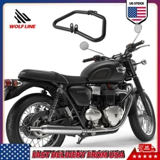 WOLFLINE Crash bar For Bonneville T100 T120 Street Cup Speed Twin Engine Guard