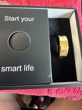 Smart Ring Health Tracker Fitness Tracker Heart Sleep Size 11 Gold NIB