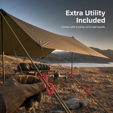 Aluminum Alloy Rope Tensioner for Tent and Canopy Ropes - Camp Supplies
