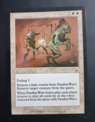 Mtg Parallax Wave Nemesis Non Foil Rare Near Mint/exc Premodern Regular