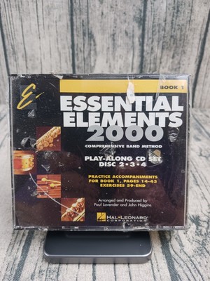 Essential Elements 2000 Band Method Play-Along CD Set Discs 2, 3 & 4 - Book 1