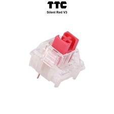 TTC Silent Red Switch, Linear (10 Pack) For Custom Mechanical Keyboards