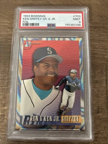 1993 Bowman - Father and Son Ken Griffey Jr, Ken Griffey Sr. #703