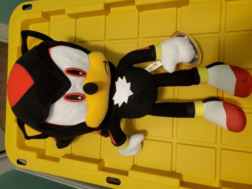 18" Toy Factory Shadow The Hedgehog Plush NWT