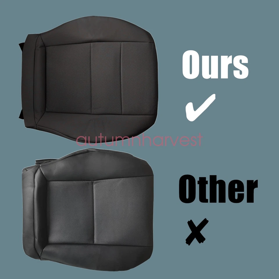 Capa de assento de couro preta para Mercedes Benz GLK 250 350 2008-2015 - Imagem 3 de 4