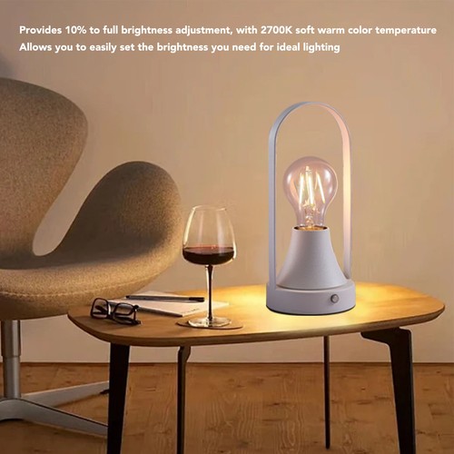 Dimmable Desk Lamp Adjustable Brightness 2700K Color Temperature Bedside Desk - Picture 3 of 12