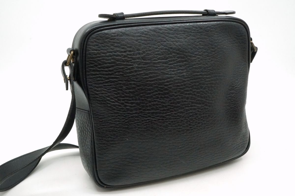 Burberry Vintage s 2Way Mini Briefcase Shoulder Handbag Leather Black *Yhz8966 thumbnail 7