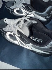 DIOR-B30 Grey Anthracite Trainers Size 9 UK