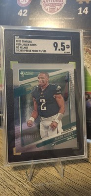 2021 Panini Donruss SGC 9.5 Jalen Hurts #108 Silver Press Proof /100 RC