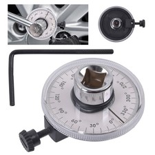 Torque Angle Gauge 1/2" Drive 360 Degree Scale Easy Read Face for Socket Ratchet