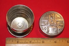 Vintage Folding Cup 1904 St. Louis World's Fair Palace Of Mines Metallurgy