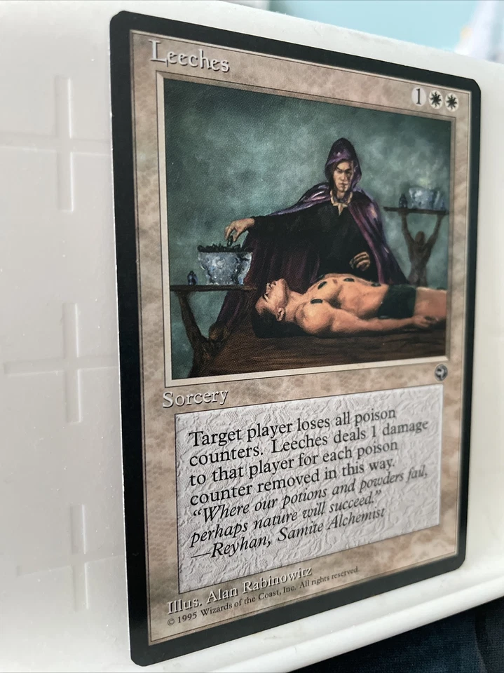 Leeches MTG NM Homelands Reserve List Rare Poison Counters Magic The Gathering - Image 4 of 4