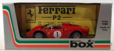 希少フェラーリ 330 P2 1/43 - ボックスモデル Box Model Box Model 1/43 Scale Diecast 8448 - Ferrari 330 P2 #1