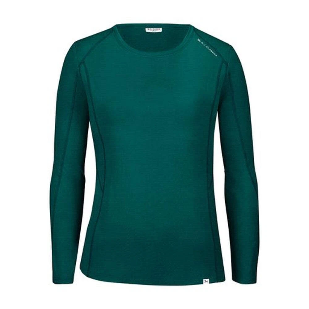 JOR809 RJ Classics Jordyn Women's Long Sleeve Crew Neck Sun Shirt - Bayberry NEW