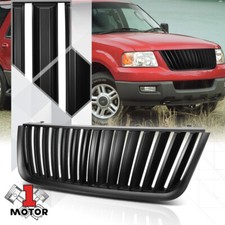For 2003-2006 Ford Expeditionvertical-barmatte Black Bumper Grille Vent Grill