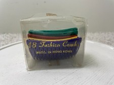 Lot of 7 Vintage Fashion Comb Plastic Side Hair Holder Accessories Multicolor