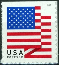 Z-Flag dated 2018 MNH Booklet Stamp On Original Backing by BCA Scott's 5263    ~