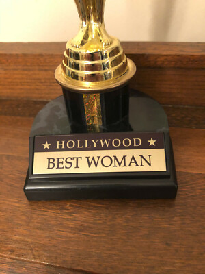 Hollywood Best Woman Statue Trophy | eBay