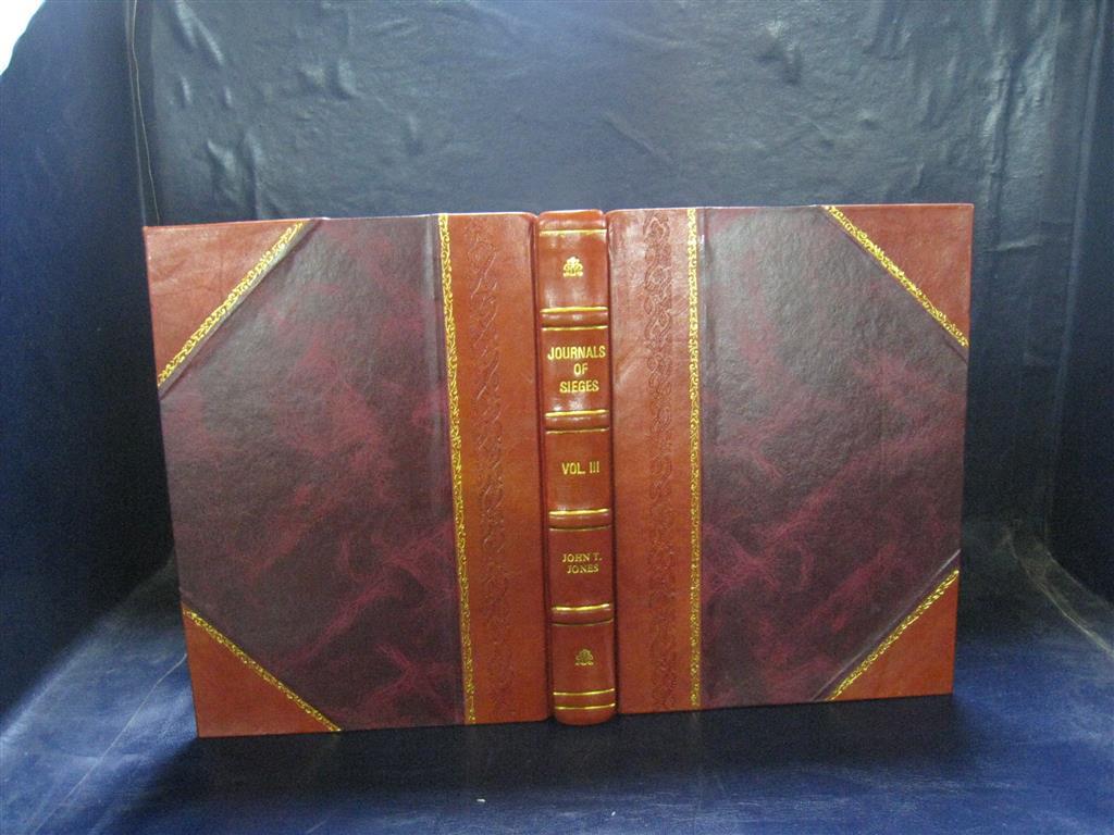 Duke of Wellington Siege Journals Leather Bound Edition