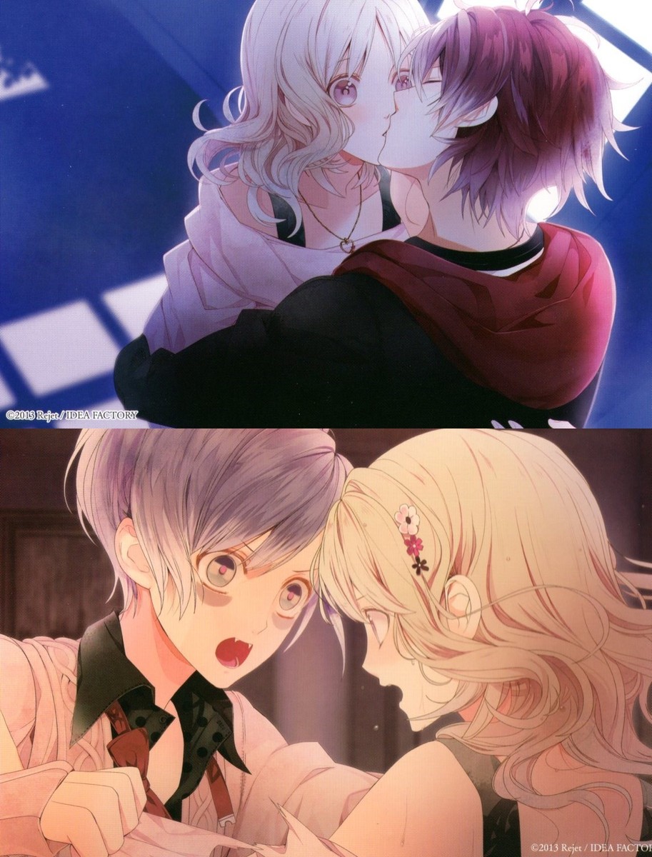 12 pcs postcard Diabolik Lovers anime Ayato Kanato Shu Reiji Laito