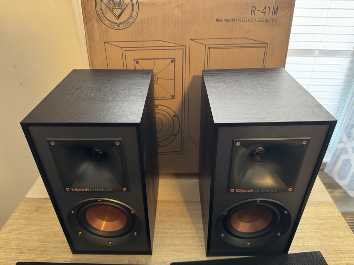 Klipsch R-41M 2-Way Bookshelf Speakers 743878036305| eBay