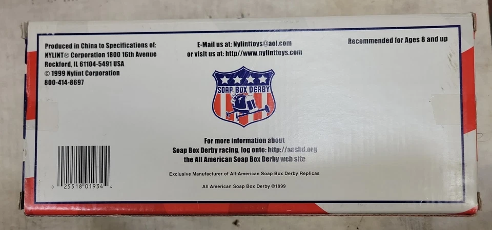 Nylint Downhill Heros 1934 Winner Soap Box Derby w/Plastic display 1:12 (13i) - Image 4 of 4