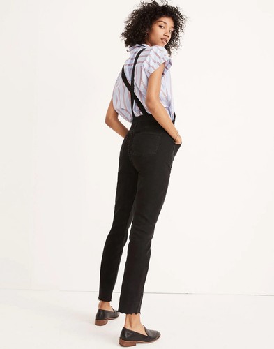 MADEWELL Skinny Denim Overall in Lunar Wash Jumpsuit Größe MEDIUM - Bild 3 von 15