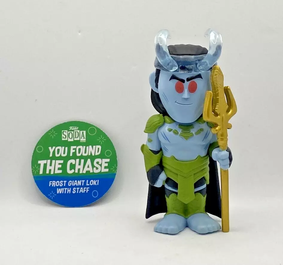 Marvel's What If Frost Giant Loki Vinyl Funko Soda Figure