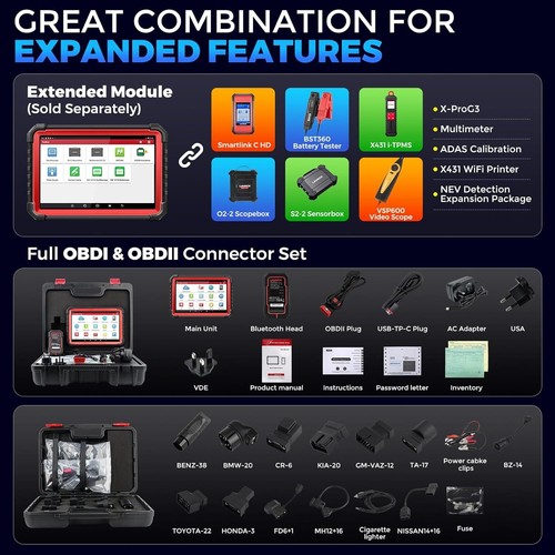2026 LAUNCH X431 PRO3S+ V+ PRO 5 Profi OBD2 Diagnosegerät ALLE SYSTEM ECU Coding - Bild 10 von 18