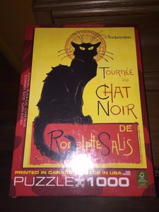 Details About New Tournee Du Chat Noir De Rodolptte Salis Jigsaw Puzzle 1000 Pieces