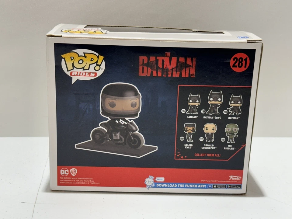 Funko Pop! FIGURA VINILO RIDES: DC COMICS - SELINA KYLE ON MOTO #281 Foto 4 de 4