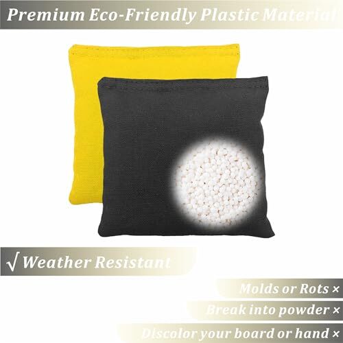 Cornhole Bags Set of 8 Regulation Professional Corn Hole Bean Bags Weather - Picture 8 of 8